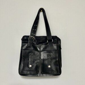 Yo Reinare Black Leather Bag - Made in Columbia